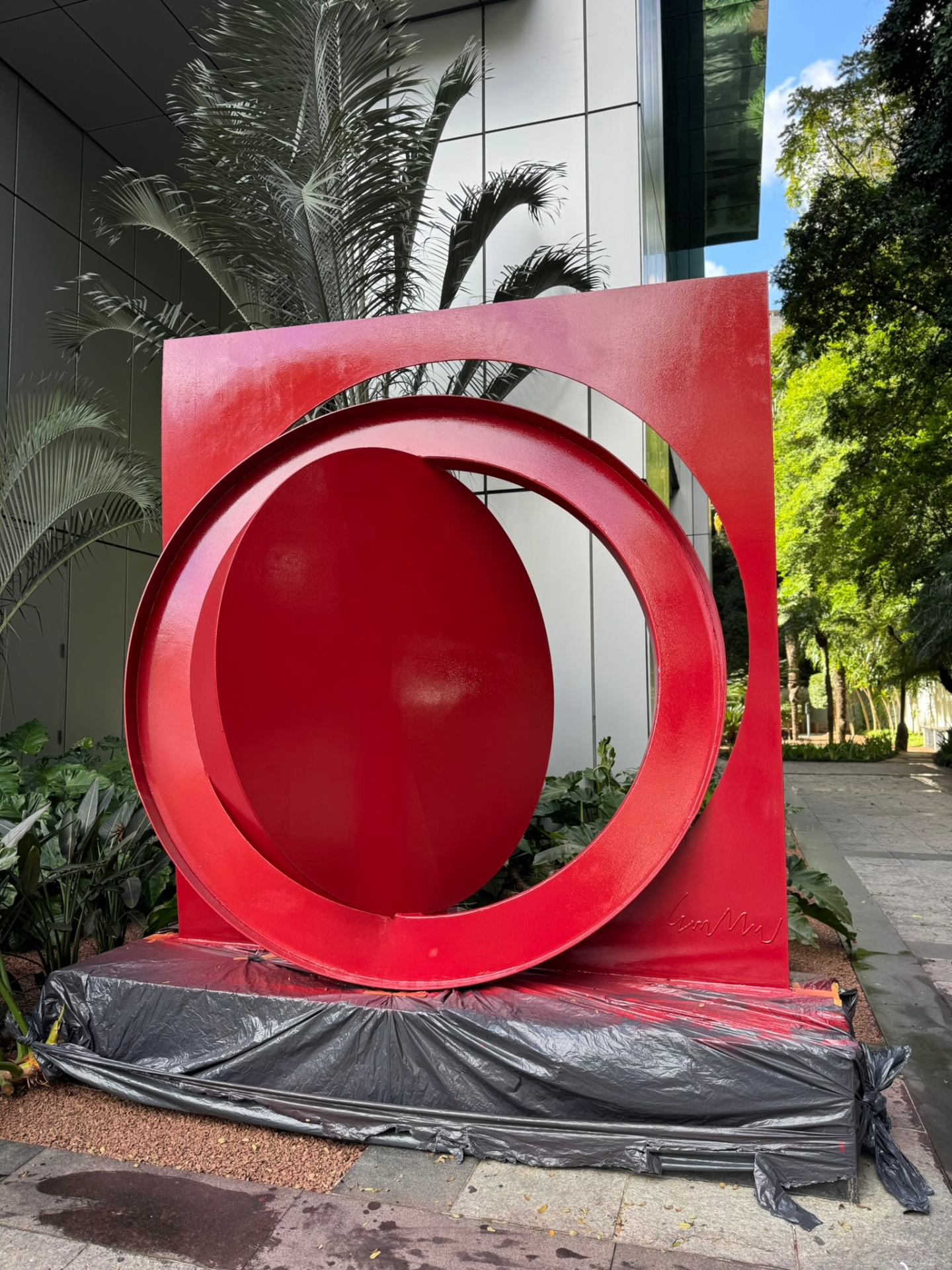 Pintura de escultura corporativa — EXPE OBRAS